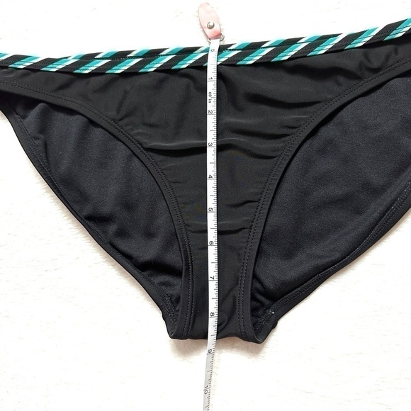 Black Full Coverage Bikini Bottom Size M - Picture 5 of 5